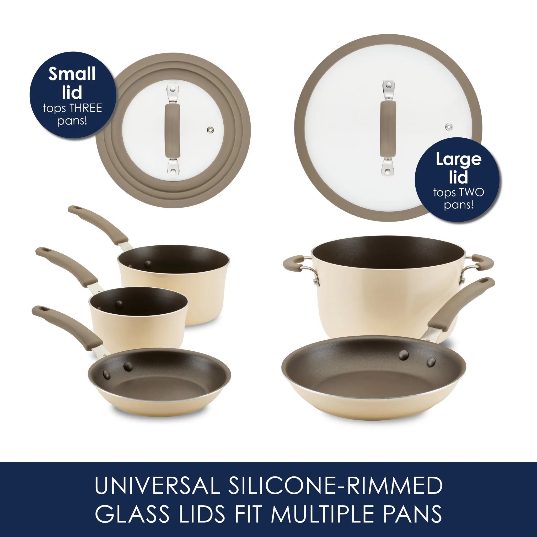 13-Piece Cook   Create Aluminum Nonstick Cookware Set