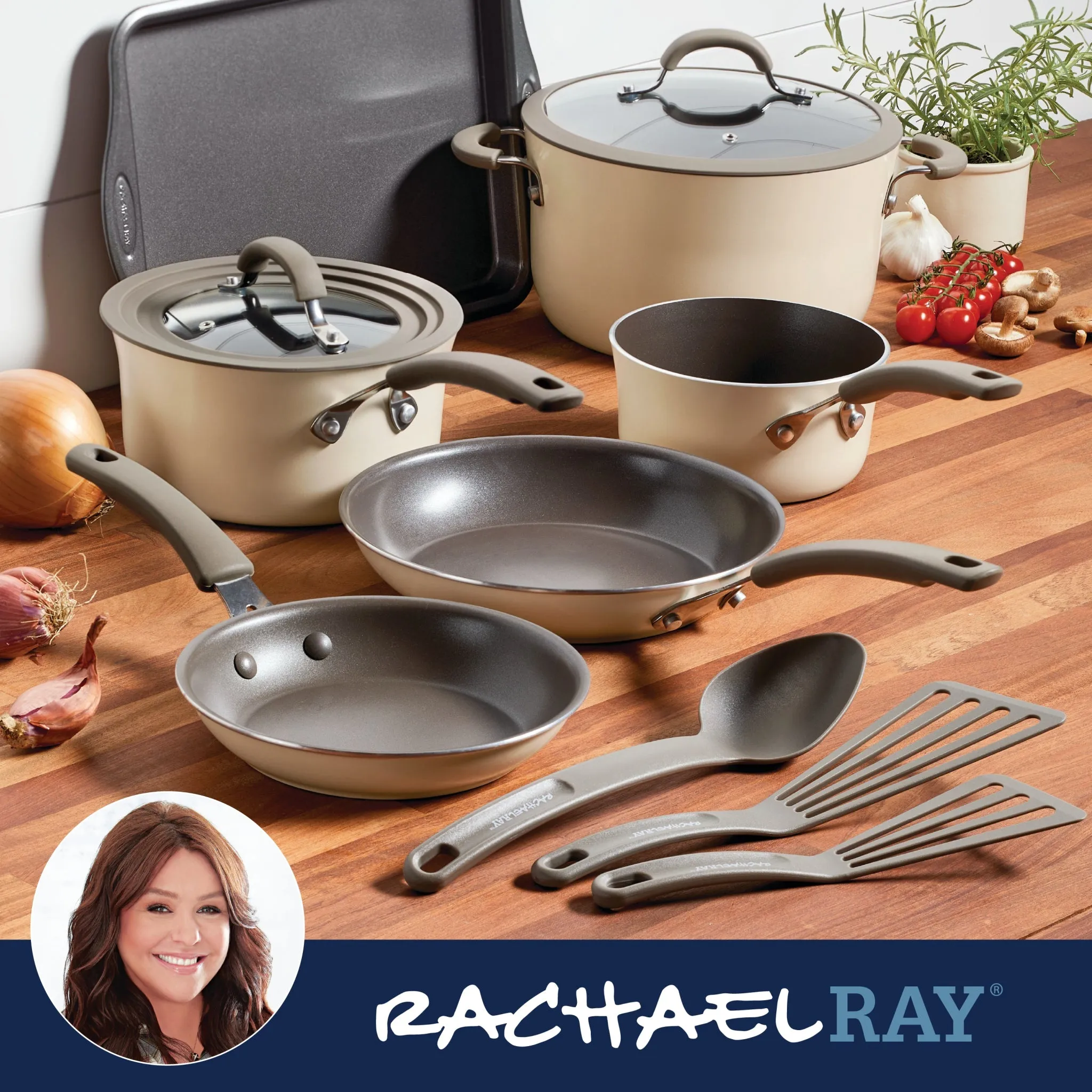 13-Piece Cook   Create Aluminum Nonstick Cookware Set