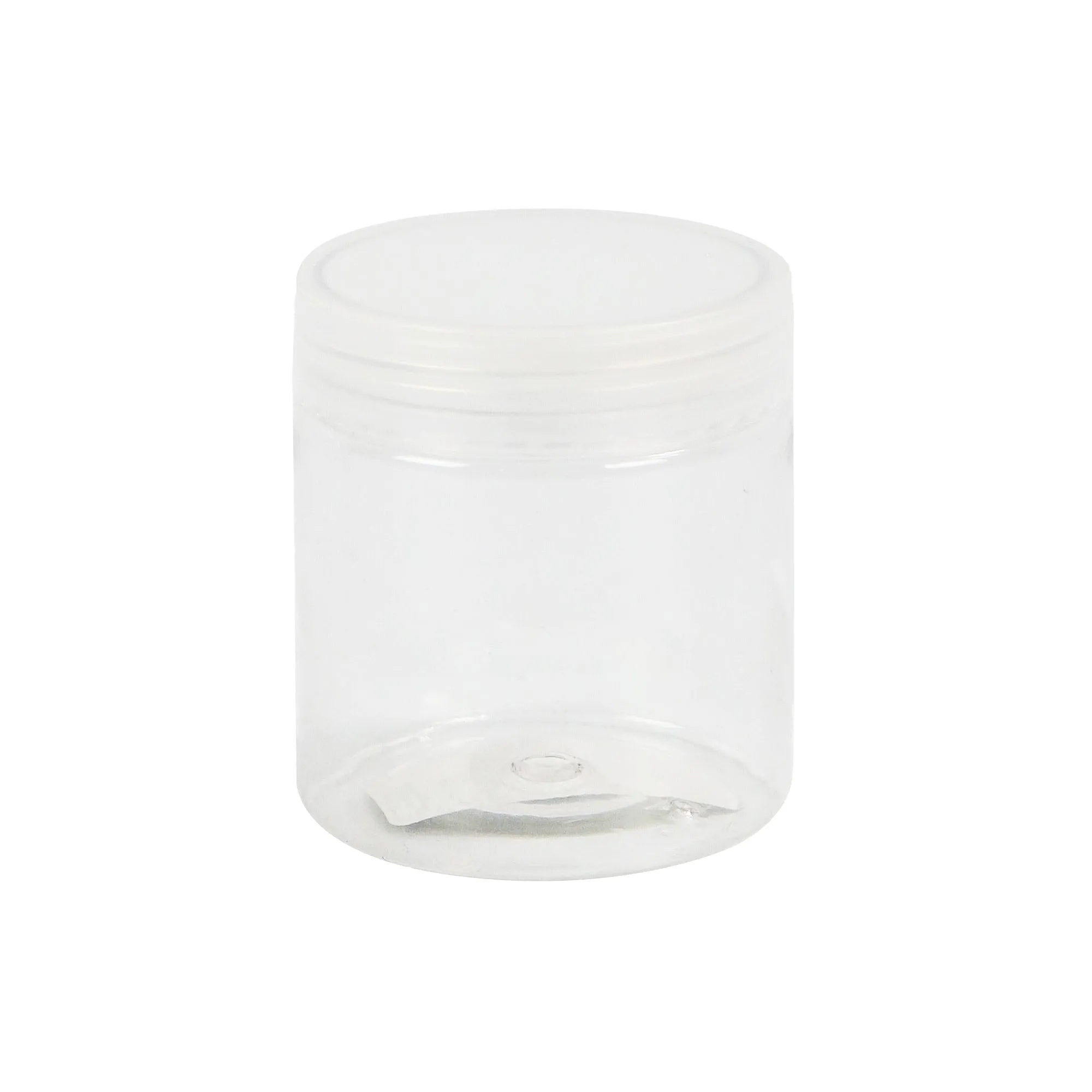 200ml PET Plastic Cosmetic Jar Bottle with Clear Lid WDP200