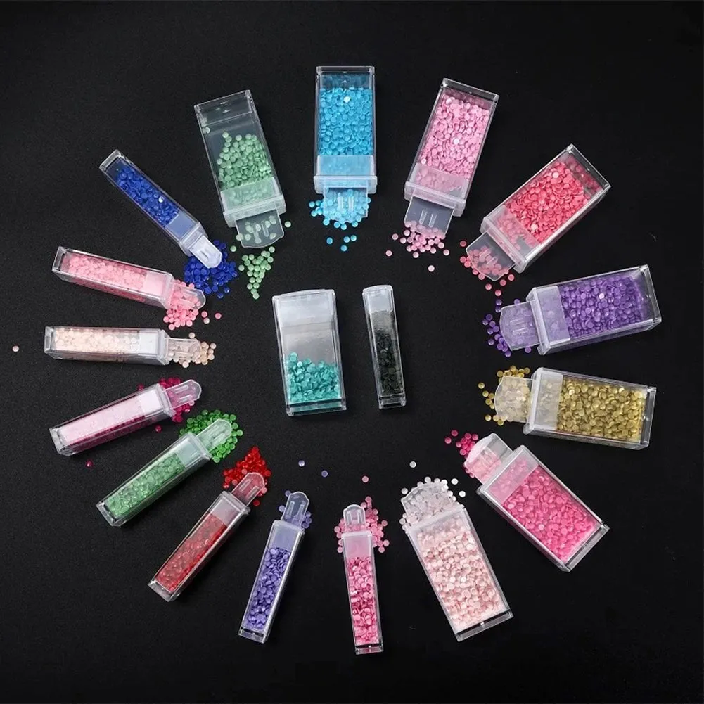 32/48/64 Slots Beads Storage Case Acrylic Storage Containers for Embroidery Tool