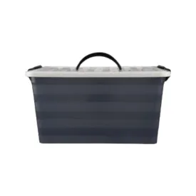3.3L Storage Container Grey with Carry Handle