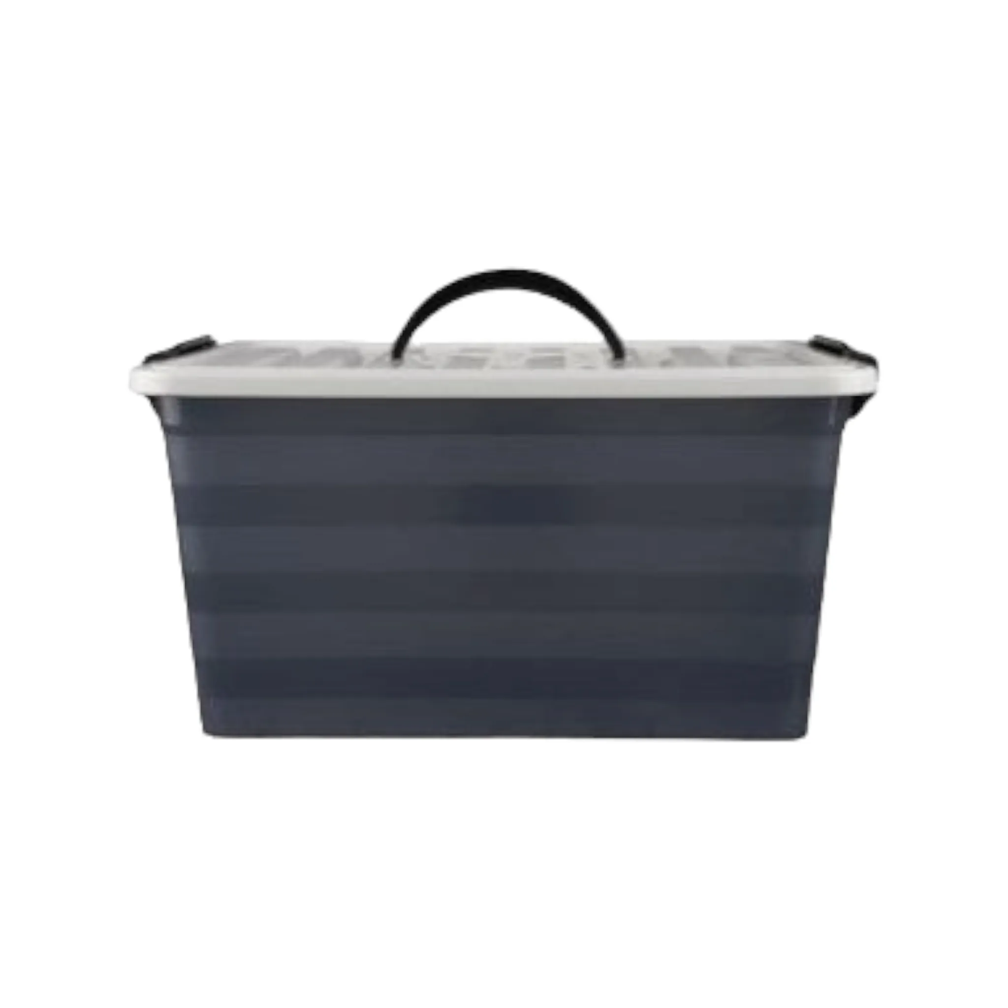 3.3L Storage Container Grey with Carry Handle