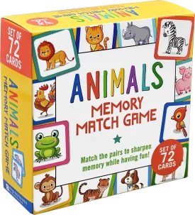Animals Memory Match Game (Set of 72 cards)