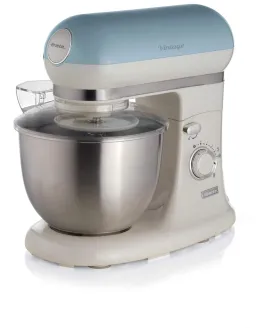 ARIETE - 00C158805AR0 VINTAGE MIXER 1588 KM ARIETE STAND MIXER CREAM/LIGHT BLUE