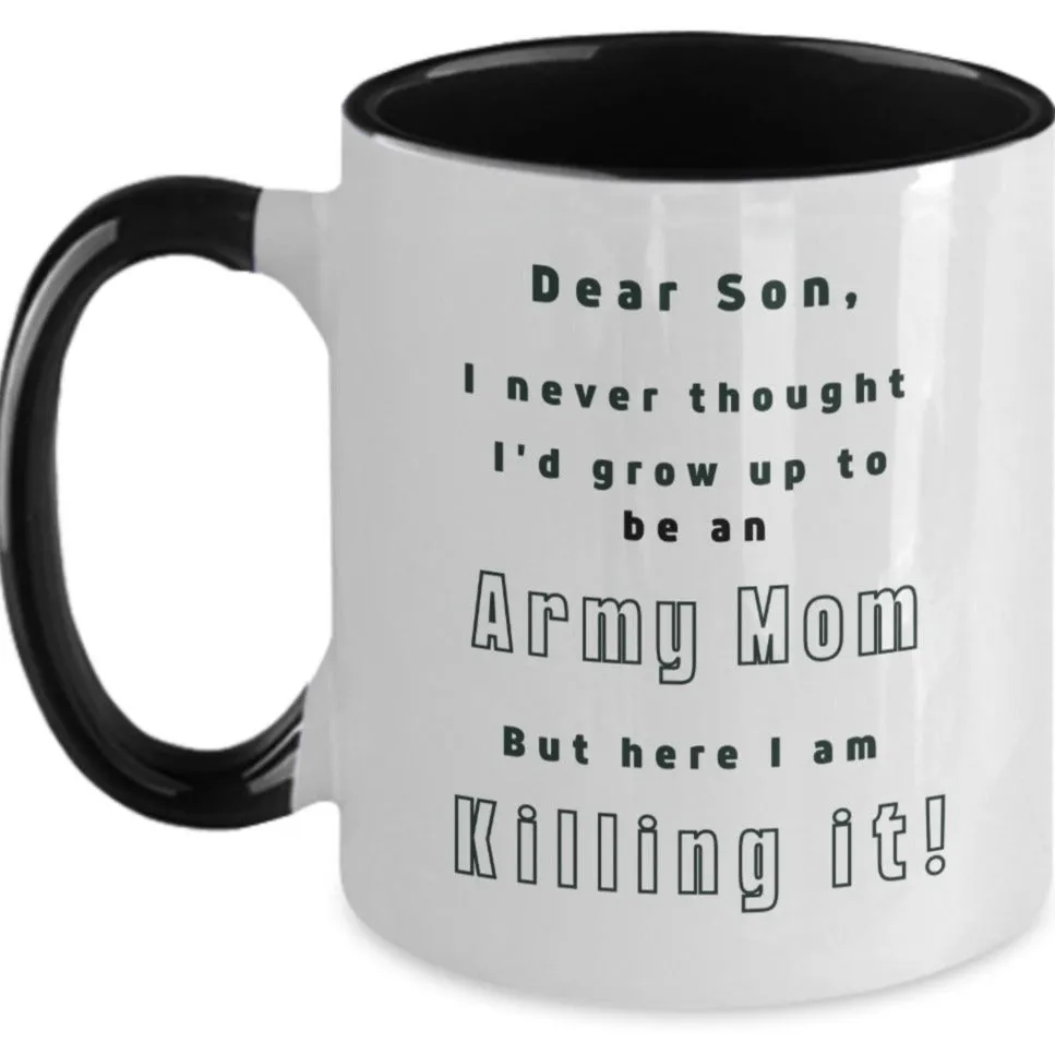 Army Mom Mug coffee mug