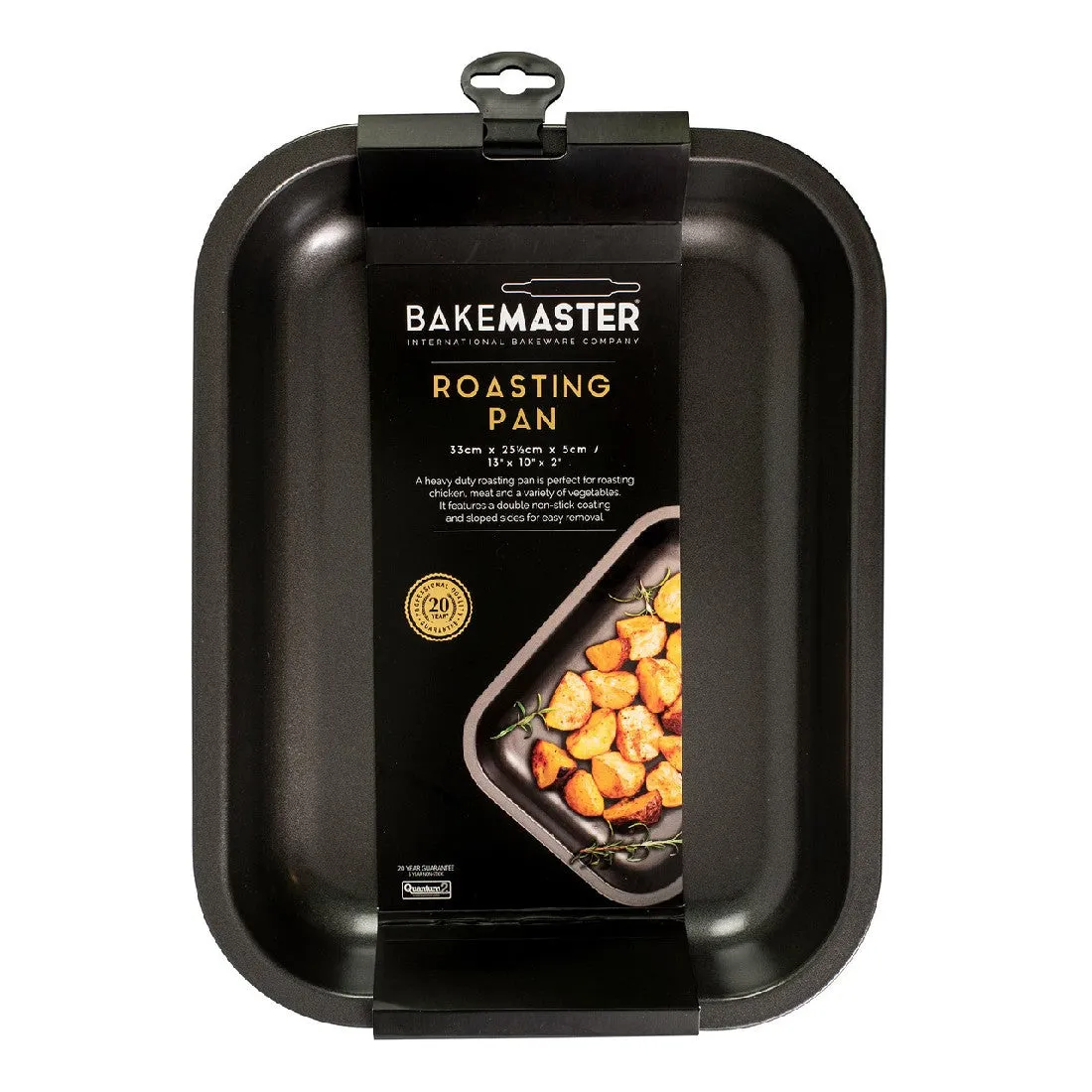 Bakemaster Medium Roasting Pan 33x25.5x5cm
