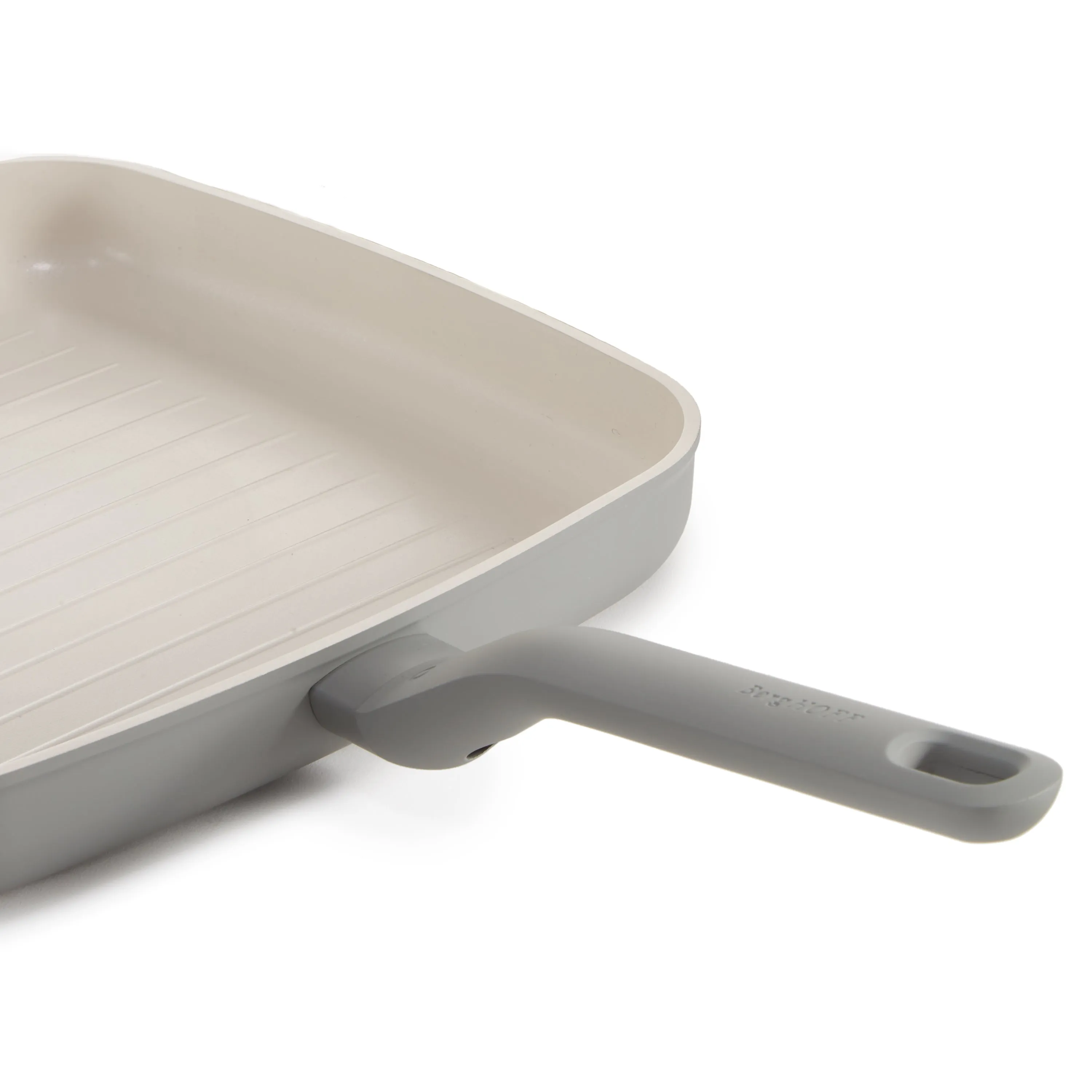 BergHOFF Balance Nonstick Ceramic Grill Pan 11", Recycled Aluminum, Moonmist