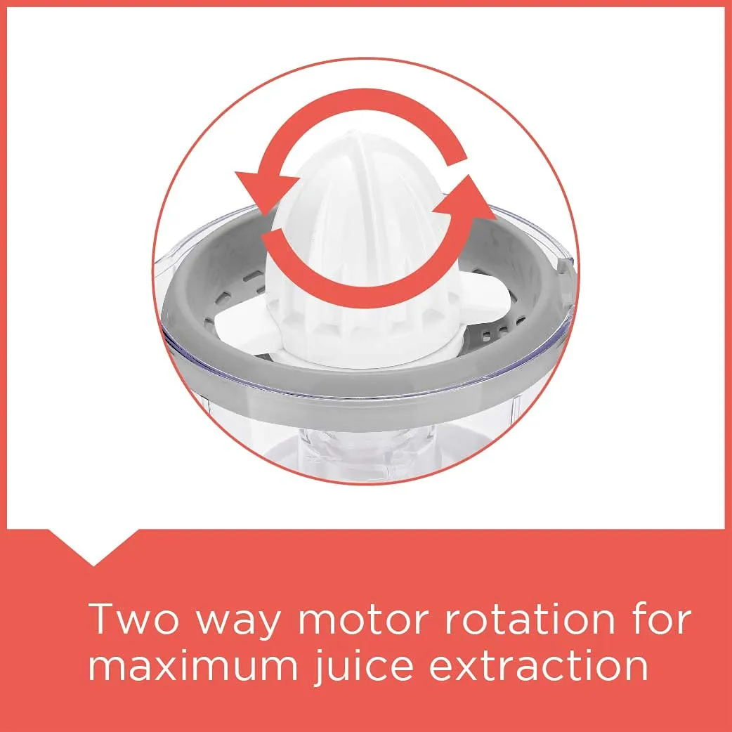 Black   Decker BXCJ0101IN  30-Watts 1L Citrus Juicer | 2-Year Warranty (White)