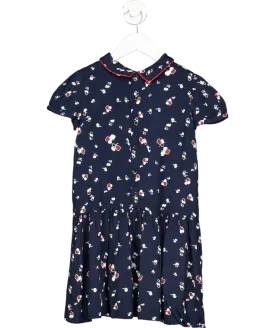 Bonpoint Blue Drop Waist Dress 8 Years