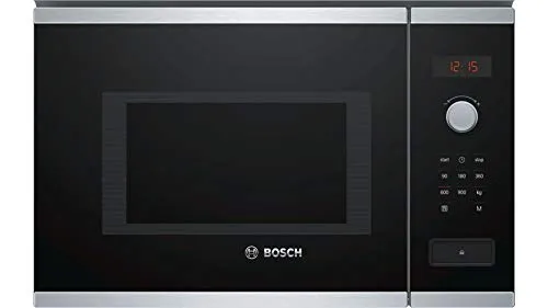 Bosch BEL553MS0I Serie 4 Built-In Microwave Oven 25L (Stainless Steel, 900W, Grill Function, Touch & Rotary Controls)
