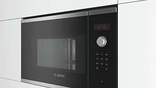 Bosch BEL553MS0I Serie 4 Built-In Microwave Oven 25L (Stainless Steel, 900W, Grill Function, Touch & Rotary Controls)