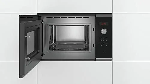 Bosch BEL553MS0I Serie 4 Built-In Microwave Oven 25L (Stainless Steel, 900W, Grill Function, Touch & Rotary Controls)