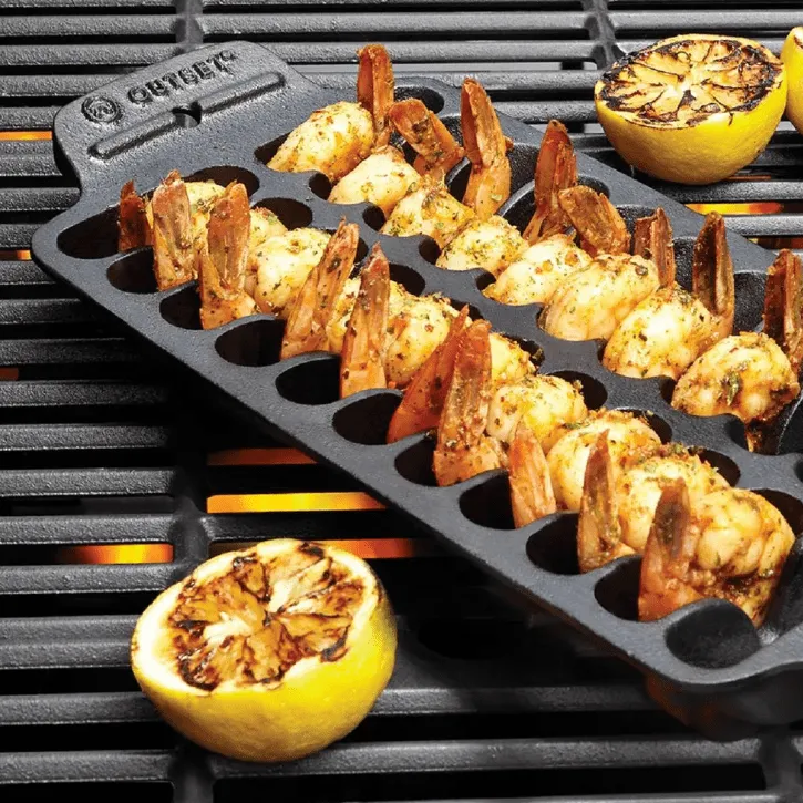 Cast Iron Shrimp Grill Pan