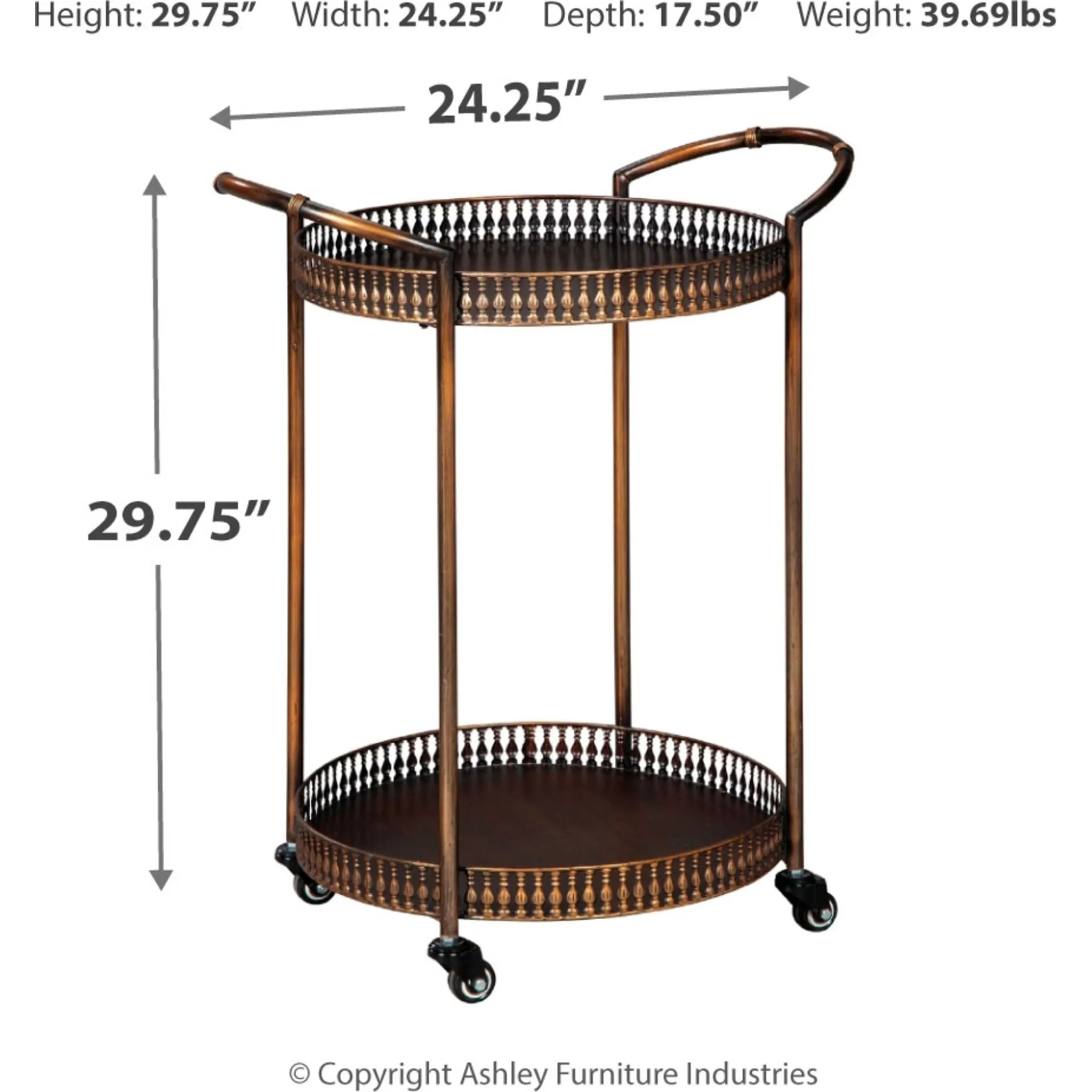 Clarkburn Serving Cart