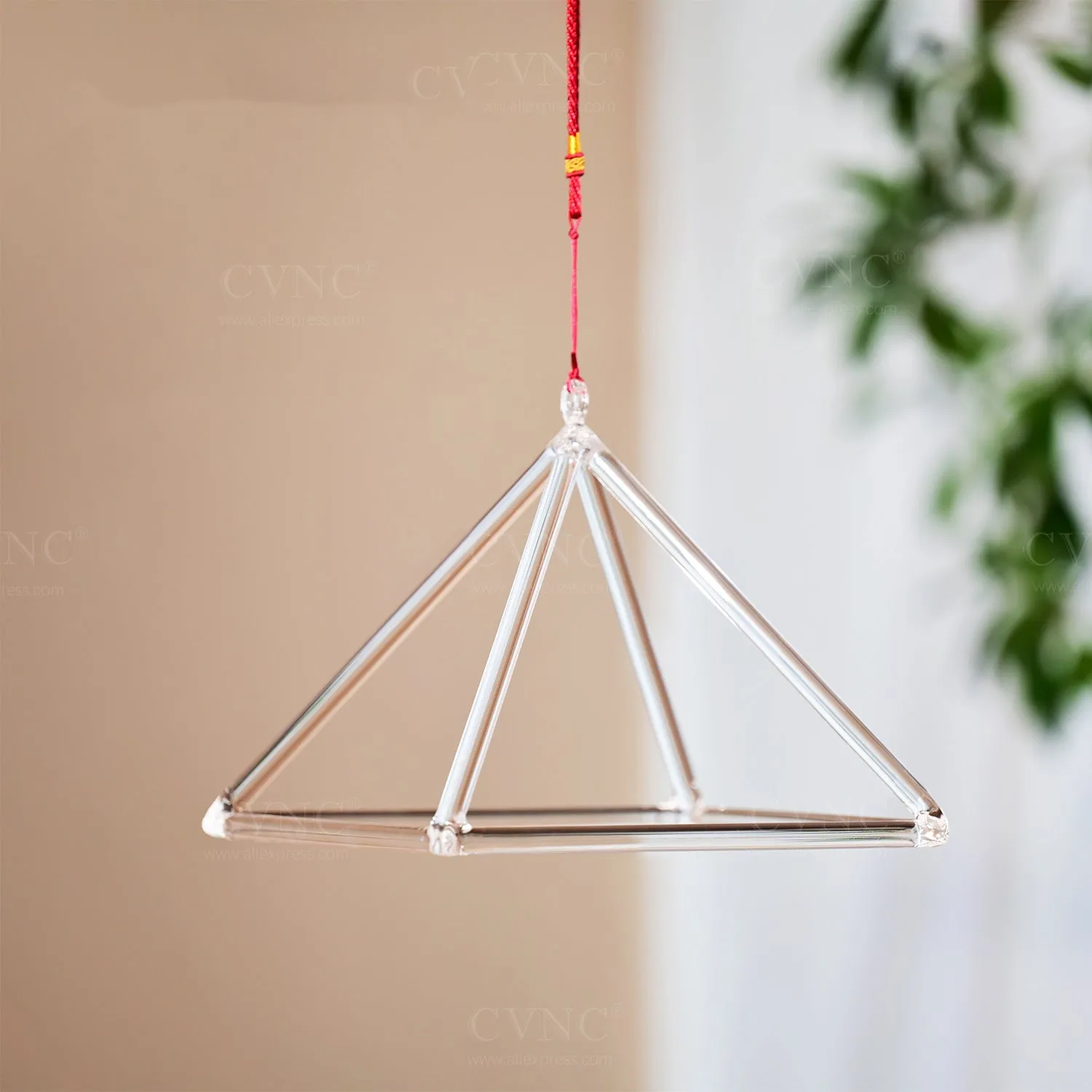 Clear Quartz Crystal Singing Pyramid for Serene Meditation - from 3 - 9 inch