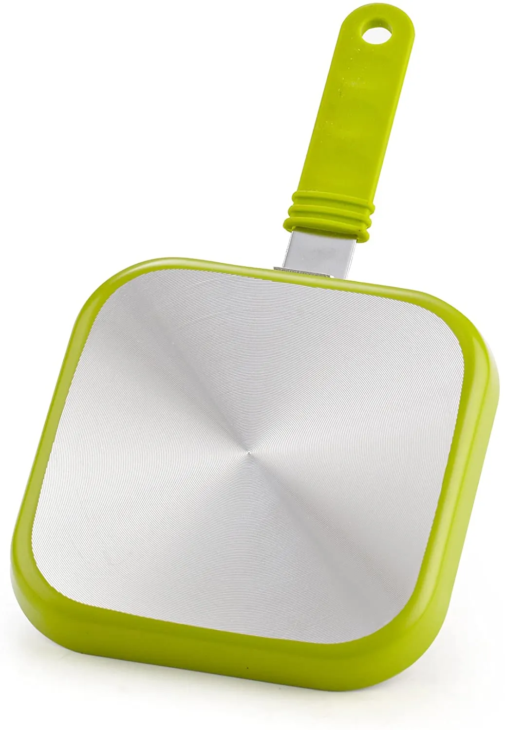 Cook N Home 5.5-Inch Nonstick Ceramic Mini Fry, Griddle, Grill 3-Piece Pan Set, Green