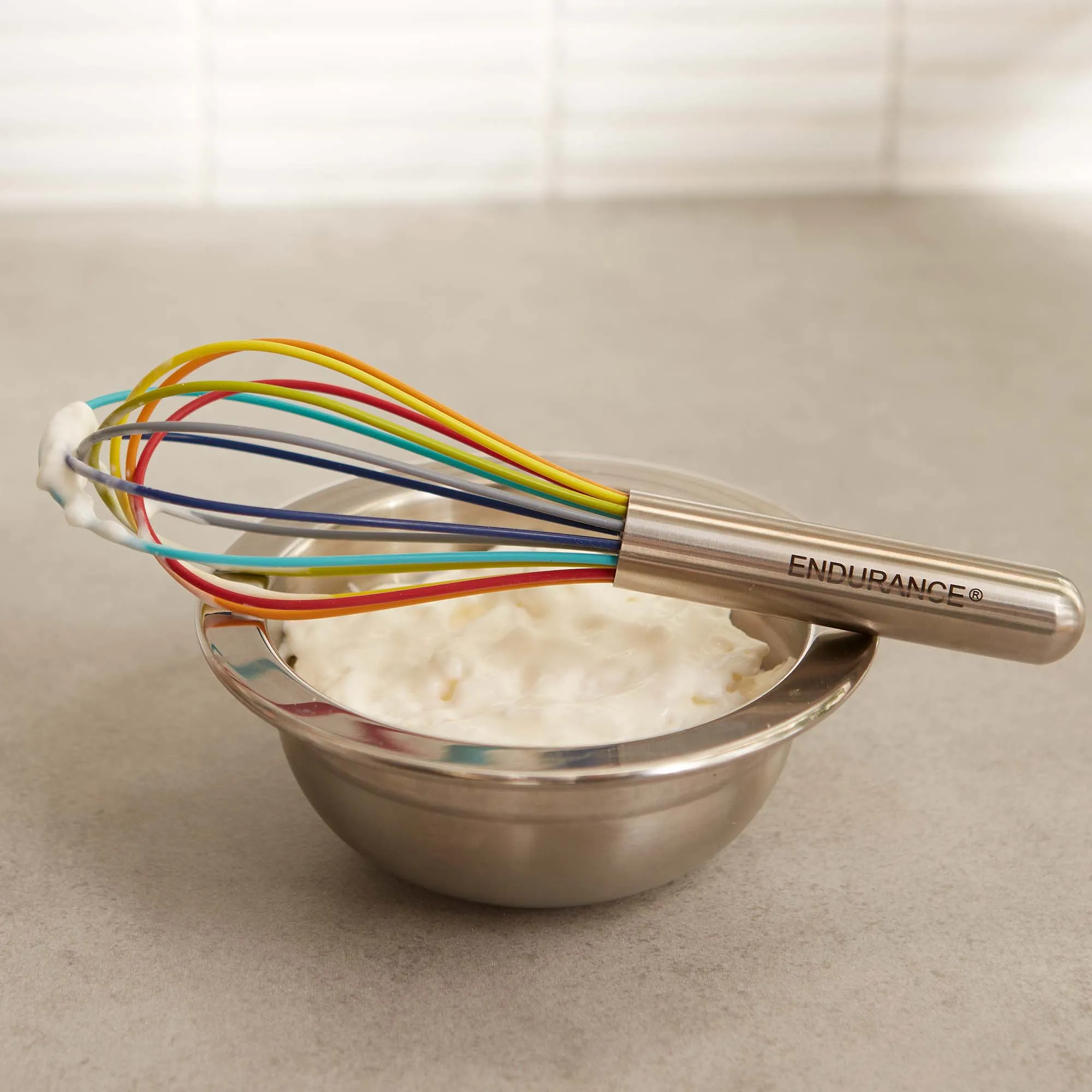 Endurance 8" Silicone Rainbow Whisk
