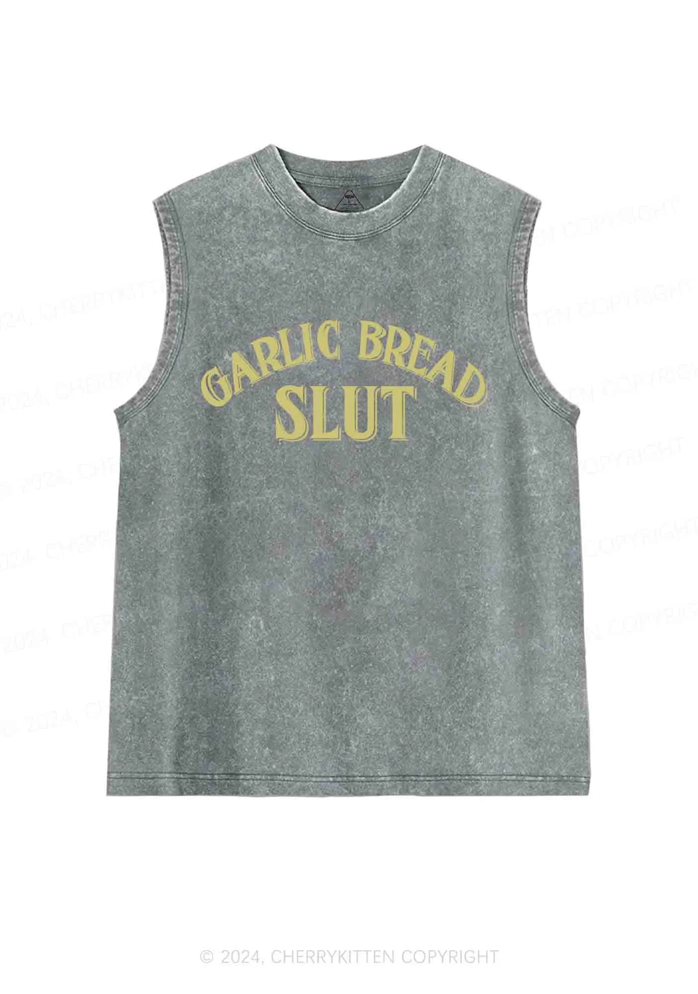 Garlic Bread Slxt Y2K Washed Tank Cherrykitten