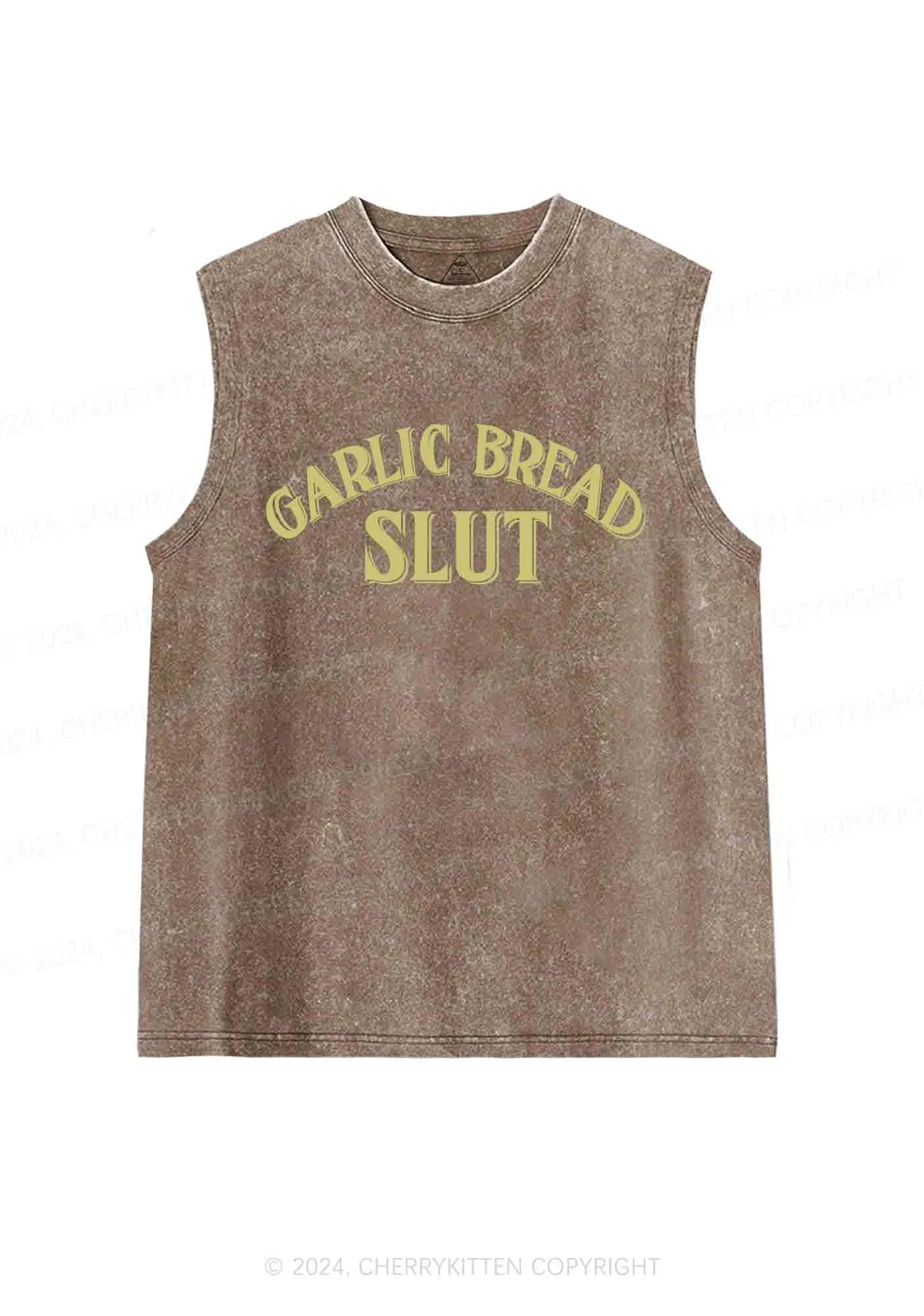 Garlic Bread Slxt Y2K Washed Tank Cherrykitten