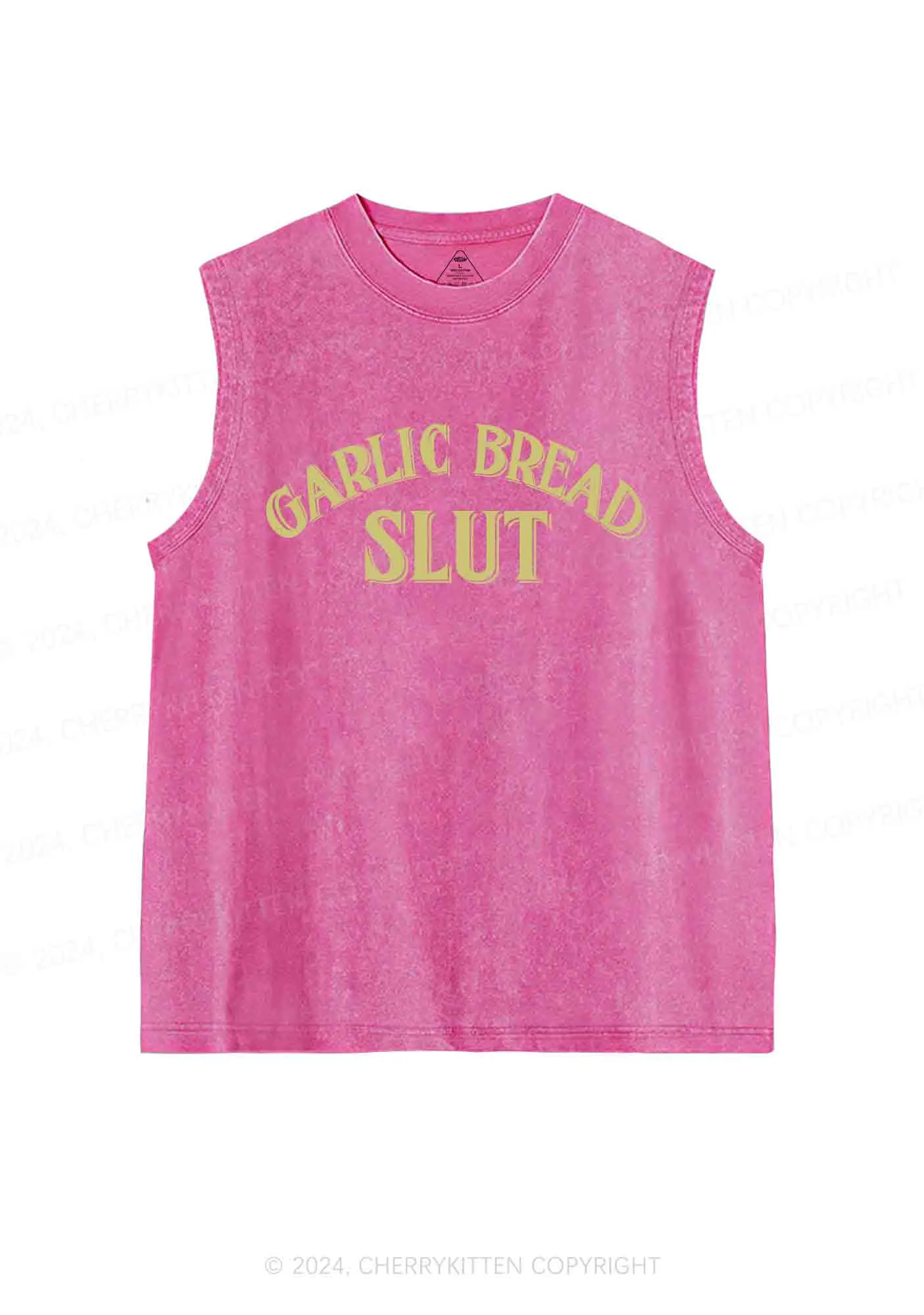 Garlic Bread Slxt Y2K Washed Tank Cherrykitten