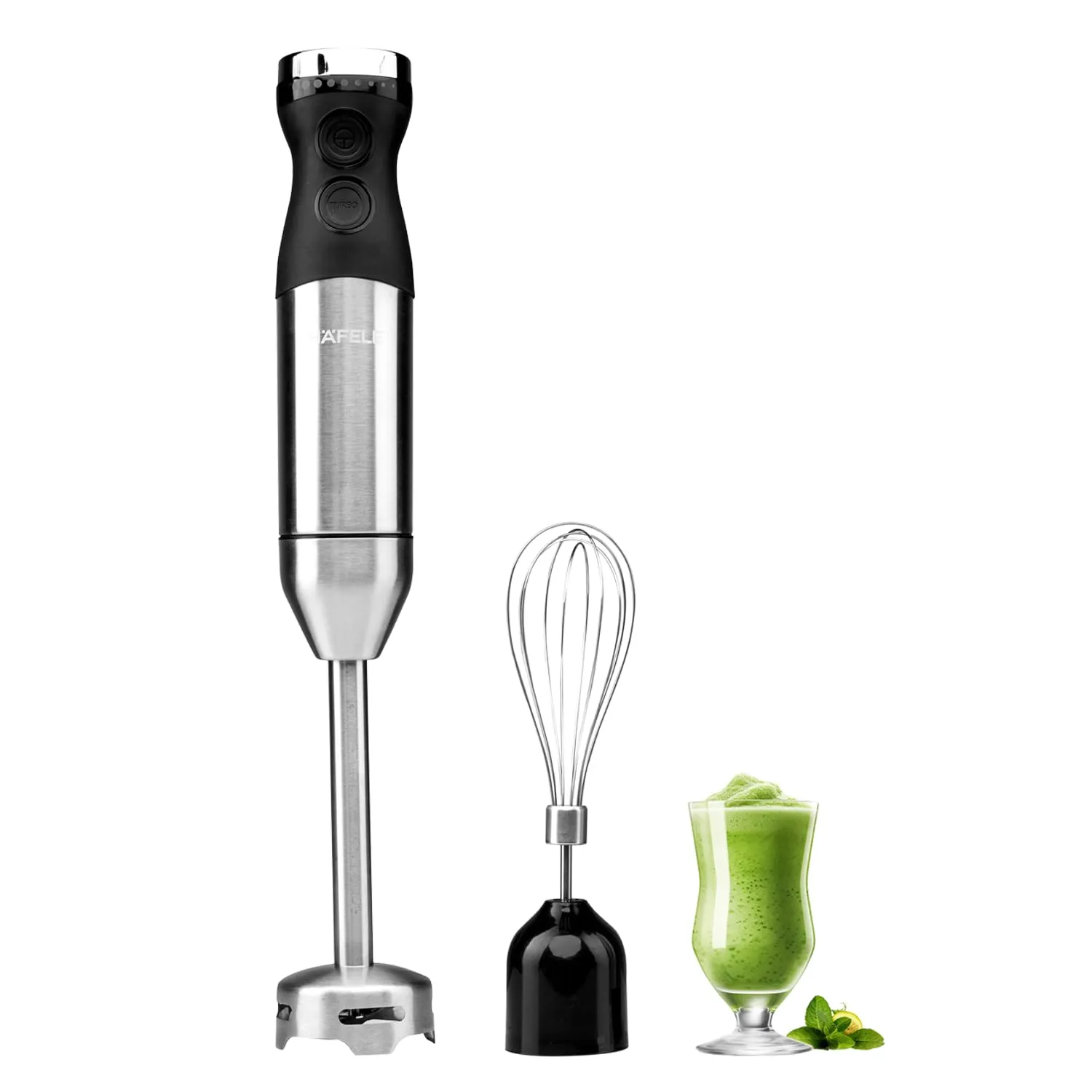 Hafele Chromatic Hand Blender, 9 Variable Speed Control Functions, Rapid Turbo Mode Technology, Stainless Steel, Low Noise,100% Copper Motor, 600W