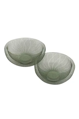 Le Forge Mesh Bowl Set Of 2 Green