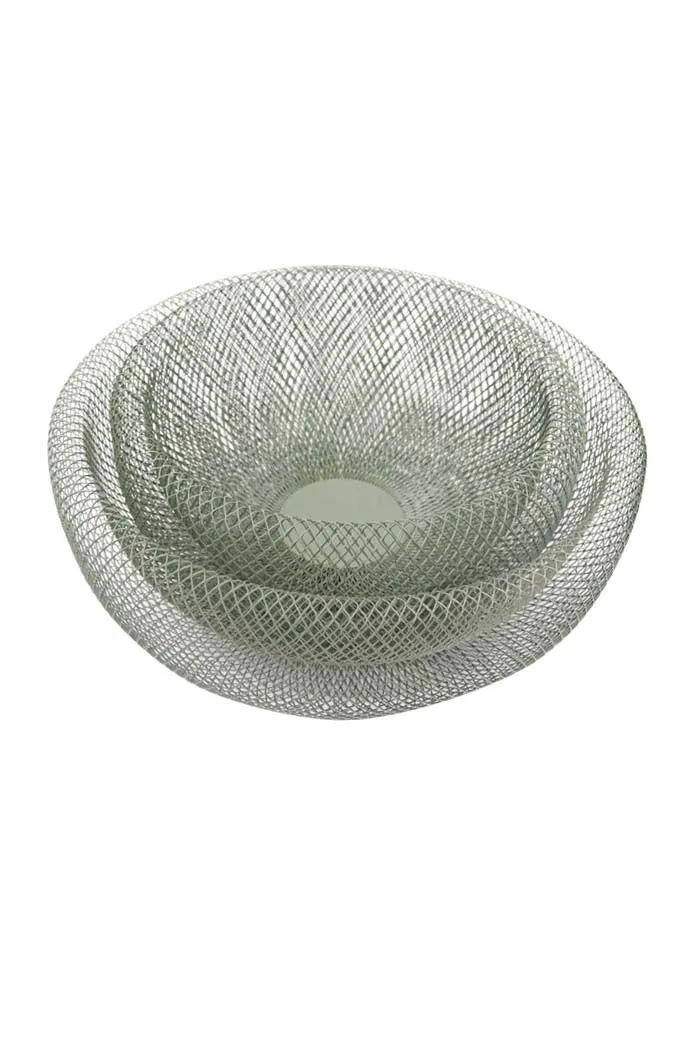 Le Forge Mesh Bowl Set Of 2 Green