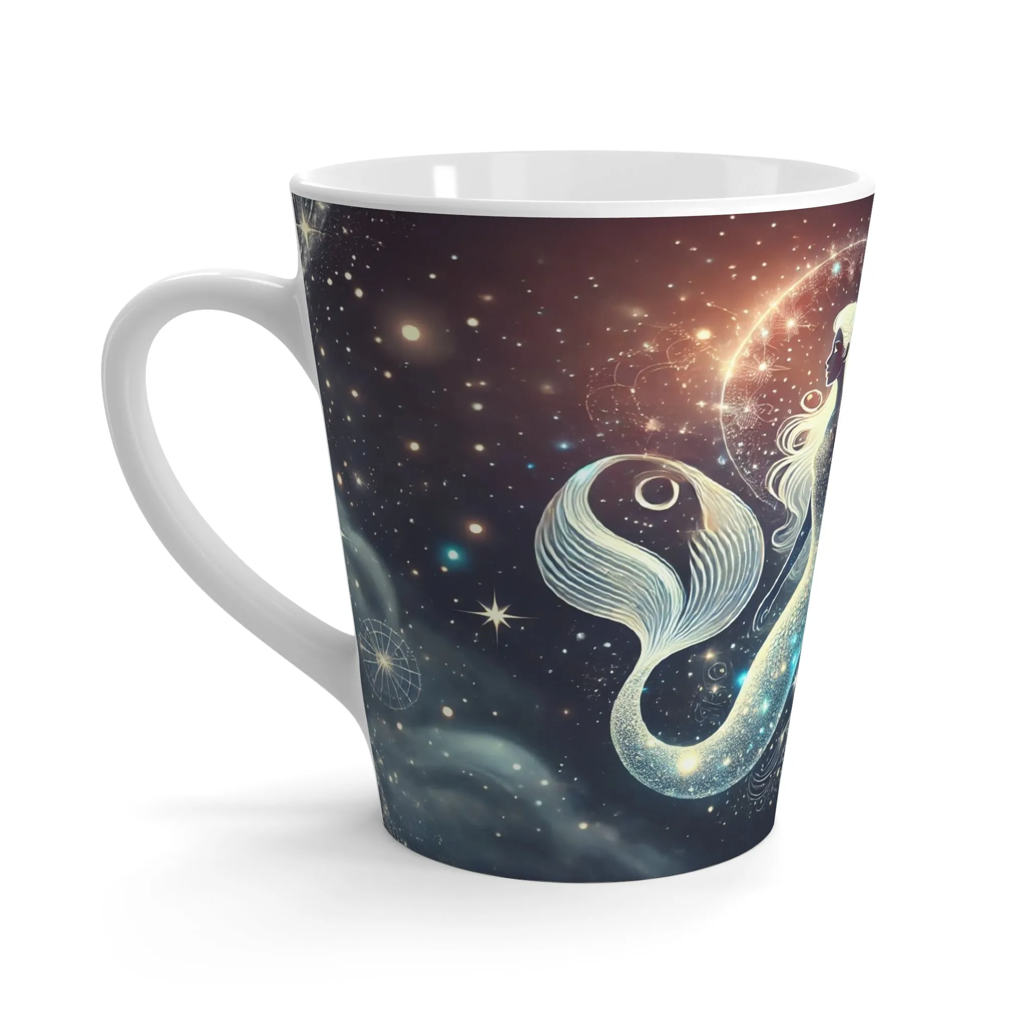 Mystic Mermaid Constellation Latte Mug
