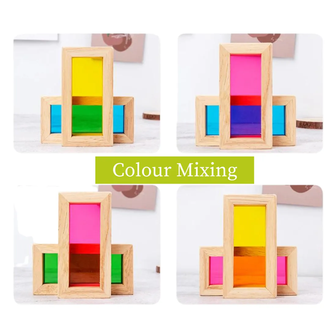 NESTA TOYS - Sensory Tool Kit - Sensory Bin Tools, Egg Shaker, Rainbow Blocks (6  Months)