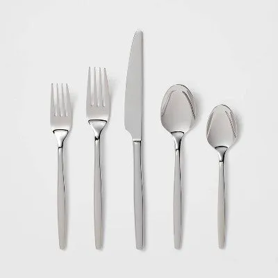 New - 20pc Atwater 18/10 Stainless Steel Flatware Set - Threshold Signature