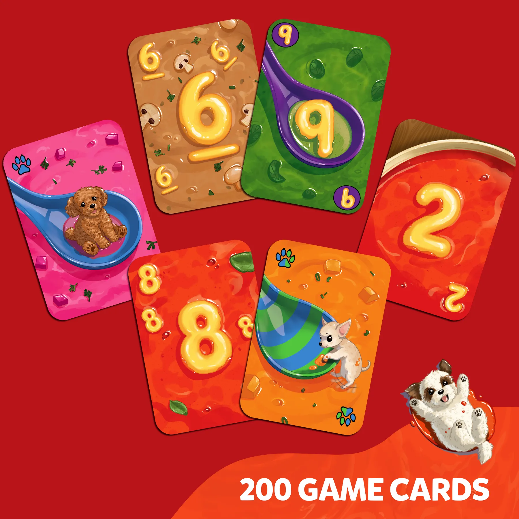 Skillmatics Card Game - Pups in a Soup, Hilarious, Fast-paced, Family Party Game, Perfect for Game Nights, Gifts for Girls, Boys, Teens, Adults Ages 8, 9, 10 & Up