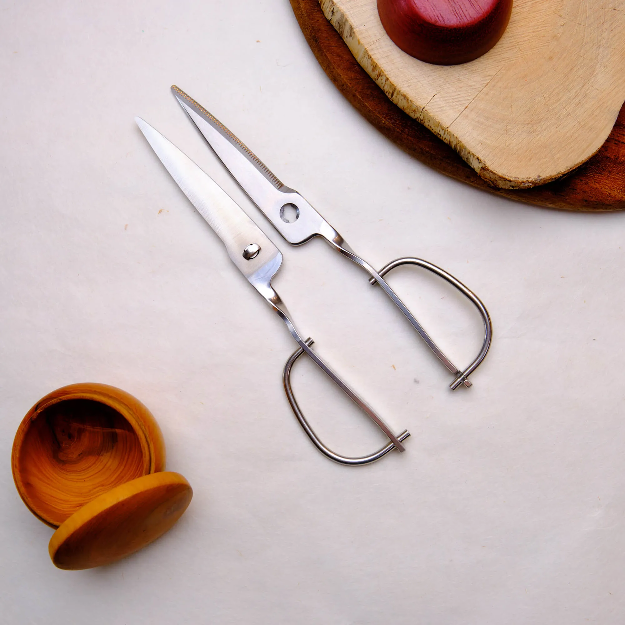 Stainless Steel Japanese Kitchen Scissors